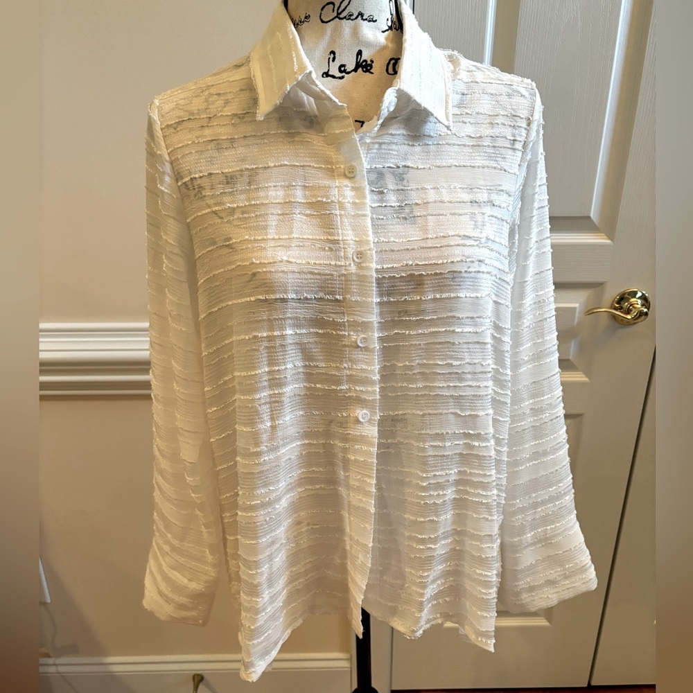 NWT Cocoa + Carmen button up shirt
